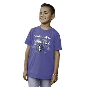 Blue 84 Nba Unisex Kids Nba Youth Tri Blend T Shirt Basketball Team Color